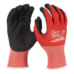 MILWAUKEE DIPPED GLOVES CUT LEVEL 1/A | MEDIUM | 8