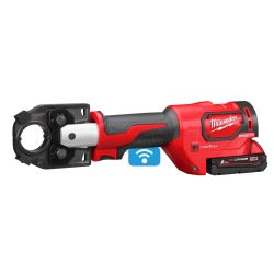MILWAUKEE M18 FORCE LOGIC HYDRAULIC CABLE CRIMPER KIT | 1 X 2.0 AH BAT, M12-18 C CHR|[M18HCCT-201C]