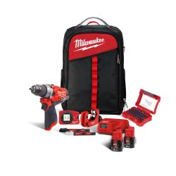 MILWAUKEE M12 PORTABLE PRODUCTIVITY - PLUMBING TRADESMAN KIT