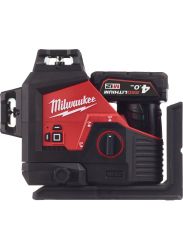 MILWAUKEE M12 GREEN 360? 3 PLANE LASER KIT, 1 X 4.0 AH LI-ION BATTERY AND CHARGER|[M123PL-401C ]