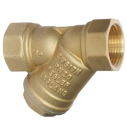 PEGLER BRASS Y STRAINER FXF PARALLEL THREAD PN20 1059 PT | 1 IN
