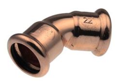 PEGLER VSH XPRESS COPPER OBTUSE ELBOW | S21/7041 | 42 MM