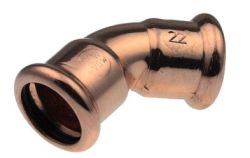 PEGLER VSH XPRESS COPPER OBTUSE ELBOW | S21/7041 | 54 MM