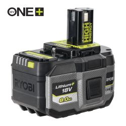 RYOBI 18V ONE+ LITHIUM HIGH ENERGY BATTERY | 8.0 AH [RB1880T]