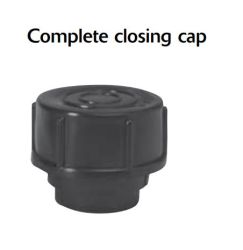 HDPE END CAP WITH SCREW COVER 110MM