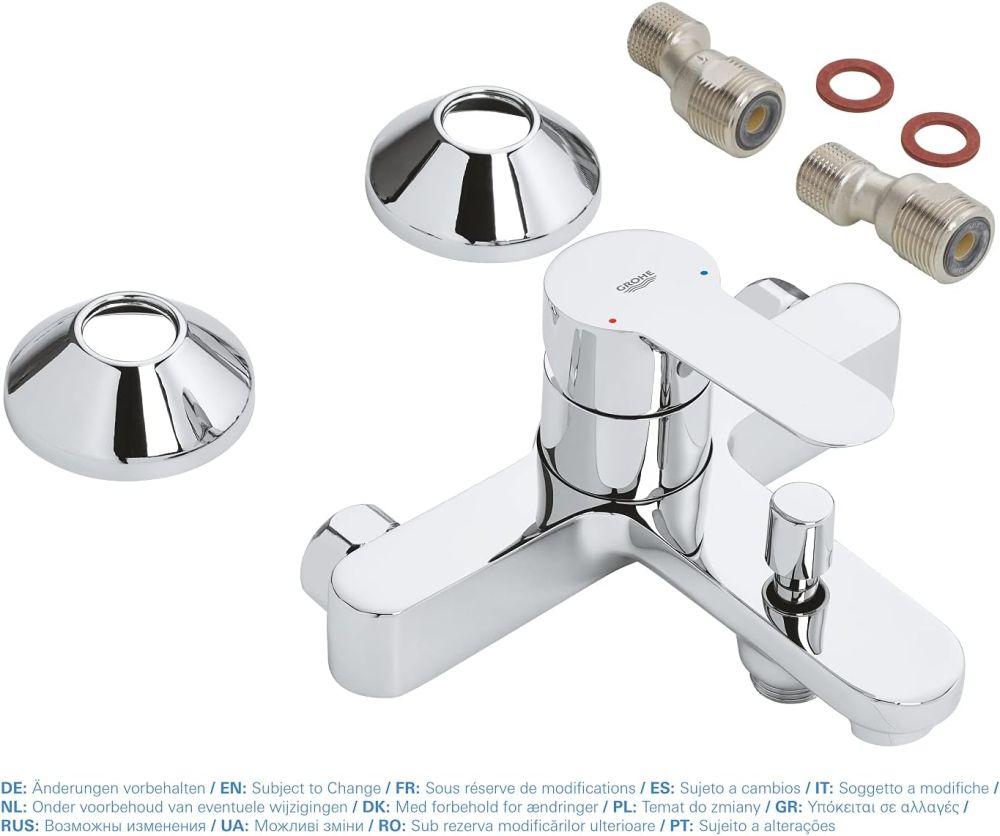 GROHE BAUEDGE SINGLE-LEVER BATH MIXER | CHROME 1/2 IN