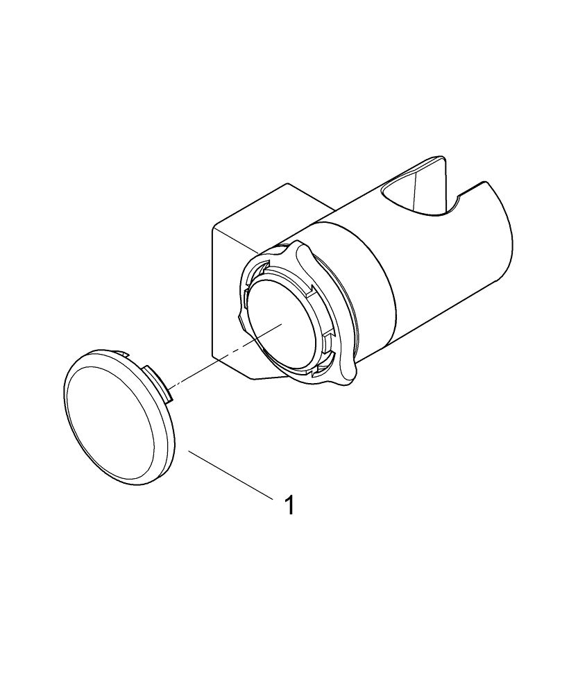 GROHE TEMPESTA WALL HAND SHOWER HOLDER
