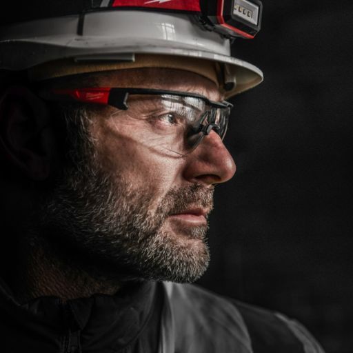 MILWAUKEE CLEAR SAFETY GLASSES -1PC