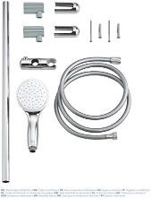 GROHE TEMPESTA 100 SHOWER RAIL SET, 1 SPRAY | CHROME